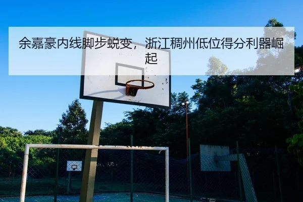 余嘉豪内线脚步蜕变，浙江稠州低位得分利器崛起